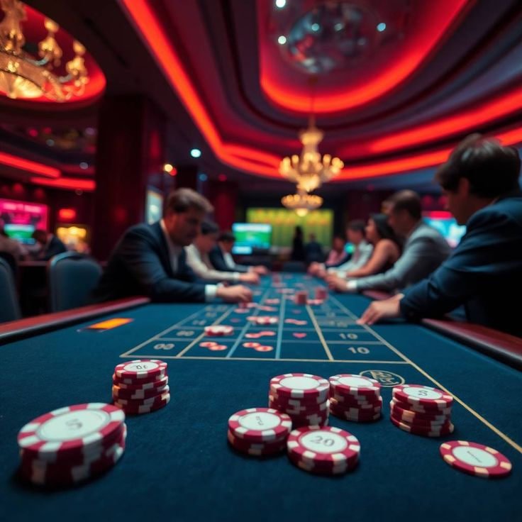 Live Ceme Online dealer studio showing domino tiles and betting layout on rute303 slot